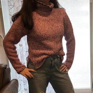 Wool purple sweater
